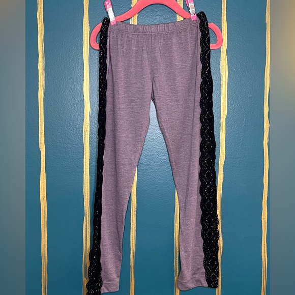 Jak & Peppar Plum/Black Eve Leggings Sz. 5 - Picture 1 of 2